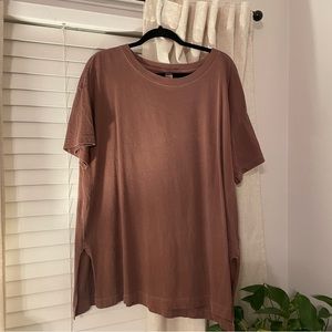 Oversized Side Slit Tee